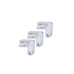 Silicone Corner <b>Protectors</b> L-Shaped 9448A Transparent Self Adhesive For Desk <b>Table</b> Edge Guard - Product Image 1