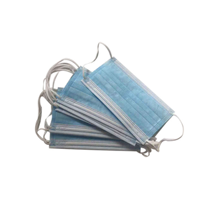 Masker wajah hitam sekali pakai Filter 3 lapisan, masker debu perlindungan keselamatan penutup hidung mulut elastis untuk dewasa - Product Image 2