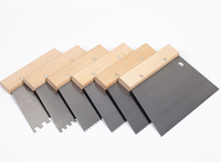 Ensemble de couteaux à enduire pour cloisons sèches Peaktop, couteaux à mastic en acier au carbone avec lame conique pour la décoration murale, outils à main
