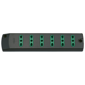 Vimar Power Strip 6 Outlets Black 33 Cm Length - Product Image 1