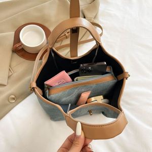 2025 Custom <b>Large</b> Work Tote <b>Bag</b> for Women Handbags Shoulder <b>Crossbody</b> Top Handle Bucket <b>Bags</b> With Small <b>Bag</b> - Product Image 3