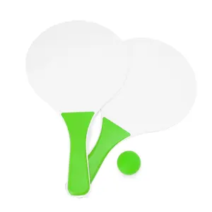 Raquettes de plage en bois, gadgets personnalisés - Product Image 1