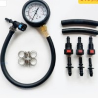 Kit de manomètre de pression d'injection de carburant, testeur de pression de carburant automobile, outil de diagnostic du système d'injection de voiture, outil de réparation automobile, outil de garage
