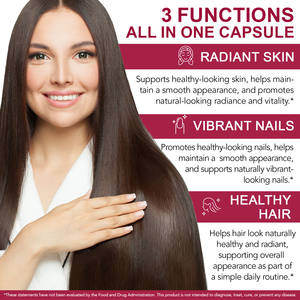 Complément alimentaire naturel et biologique pour la croissance des cheveux, des ongles et de la peau, à base de biotine, en gélules souples (400 unités), marque privée, pour femmes. - Product Image 4