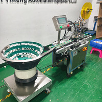 Machine d'étiquetage automatique à aspiration et application par vibration, précision 0,5, 220V, robuste, avec bande transporteuse personnalisée pour bouchons et papier