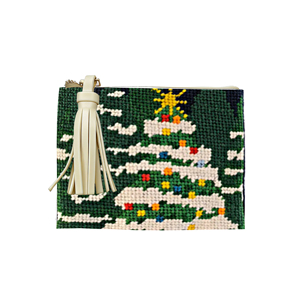 Sac de rangement artisanal pour voiturette de golf, pochette de rangement personnalisée en coton, sac à main exquis, design rectangulaire avec broderie - Product Image 3