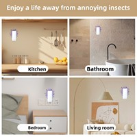 Piège à insectes collant non toxique OEM avec lumière LED UV violette, piège à colle hautement efficace, anti-moustiques domestique à brancher