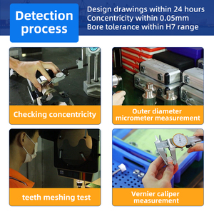 Htd 8m-13teeth 30 mét chiều rộng vành đai loại khoan nhôm thời gian ròng rọc OEM cho 8/10/12/14/15/16/17/18/19/24/25/28 ròng rọc Kích thước - Product Image 3