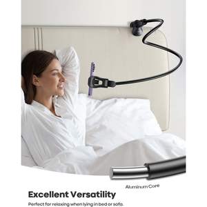 <b>For</b> Anti-Slip <b>Phone</b> Holder Flexible Gooseneck Upgraded Stable Clip Alloy Material 33.4 Inches <b>Tripod</b> Tabletop Mount CE - Product Image 2