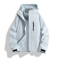Chaqueta Técnica para Hombre con Cremallera Asimétrica, Capucha, Color Sólido, Estilo Gorpcore, Moda para Exteriores, Etiqueta Privada Personalizada, Venta al Por Mayor OEM