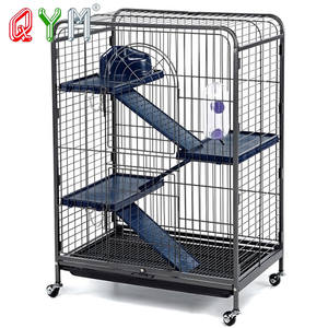 מארז מלונת כלב חיית מחמד גדול לרוץ קישור שרשרת ומרותך סוג כלוב בעלי חיים - Product Image 4