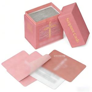 Набор из 60 уникальных христианских карточек с принтами, цитатами из Священного Писания, молитвами и позитивными религиозными аффирмациями для вдохновения. - Product Image 3