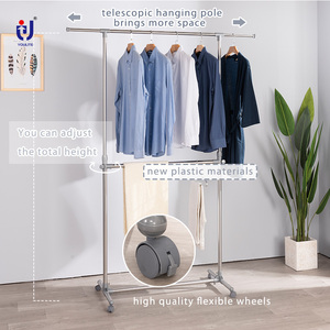 Séchoir à linge YOULITE pour balcon, petit séchoir à linge, séchoir à linge <span class=keywords><strong>plat</strong></span>, séchoir à linge pliable sur roulettes - Product Image 3
