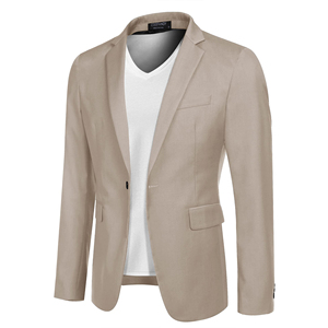 Mens Áo khoác thể thao giản dị <span class=keywords><strong>Blazer</strong></span> một nút kinh doanh phù hợp với áo khoác - Product Image 6