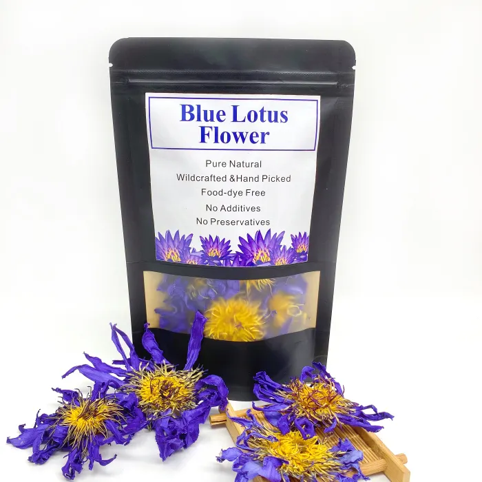 2024 Hot Sale 100% Natural Secas Inteiro Lótus Azul Blooming Flower Tea Preço de Fábrica OEM Customizável