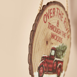 JM-155 renna Lodge lettere piccoli segni di <span class=keywords><strong>legno</strong></span> albero di <span class=keywords><strong>natale</strong></span> ornamenti - Product Image 5