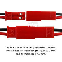 Conector JST RCY de 2.5mm de paso, SYP-02T-1 SYR-02T, cable a cable, 2 pines, macho y hembra