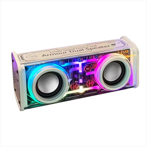 V8 Portable Transparent Wireless Home Party Outdoor <b>Mini</b> Bluetooth <b>Speaker</b> with RGB Light - Product Image 1