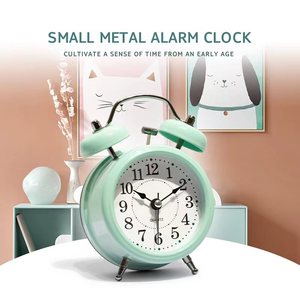 Loud ABS Electronic <strong>Alarm</strong> <strong>Clock</strong> for Heavy Sleepers 4-inch Analog <strong>Clock</strong> Backlight Snooze Function Contemporary Design Children - Product Image 4