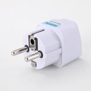 Adaptor Perjalanan Universal Steker AC 3 Pin 2 Pin Eropa 2021 EU 2 Pin Ke UK 250