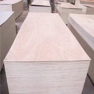 Poplar Core Walnut Veneer Ply Wood/High Grade Commercial Plywood for Furniture