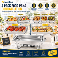 Chauffe-Plat Buffet en Acier Inoxydable – Réchaud Électrique ou à Combustible pour Hôtels, Mariages, Banquets et Traiteurs
