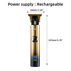 पेशेवर कॉर्नलेस चार्जिंग इलेक्ट्रिक बॉडी हेयरड्रेसिंग मशीन इलेक्ट्रोमैकेनिकल पावर डिस्प्ले यूएसबी स्रोत - Product Image 3