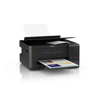 Printer Foto 4 Warna L4158 WIFI 3 In 1 Multifungsi Mesin Cetak Salinan untuk EPSON L4150/L4156/L4158 2021