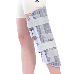 Genouillère articulée respirante réglable attelle de <span class=keywords><strong>jambe</strong></span> de Sport professionnel adultes mince <span class=keywords><strong>jambe</strong></span> droite soutien attelle de genou <span class=keywords><strong>blessure</strong></span> au Ligament - Product Image 2