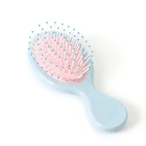 Brosse à cheveux pour enfants avec logo personnalisé de haute qualité Dessin animé mignon Mini peigne de massage pour enfants pour filles