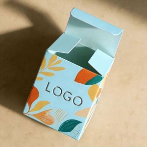 Boîte en papier rigide texturé de luxe avec logo personnalisé - Emballage de cosmétiques haut de gamme avec impression de marque - Product Image 3