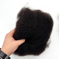 Afro Kinky Curly Hair Bulk Barato Cabello humano Paquete a granel Venta a granel para rastas de cabello humano 50g