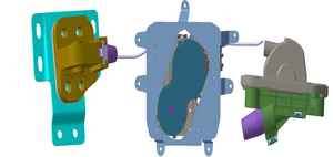 Piezas del cuerpo de la puerta central deslizante eléctrica de la furgoneta automotriz modificación de la puerta deslizante del coche para Hiace/Sprinter/<span class=keywords><strong>Daily</strong></span> - Product Image 4