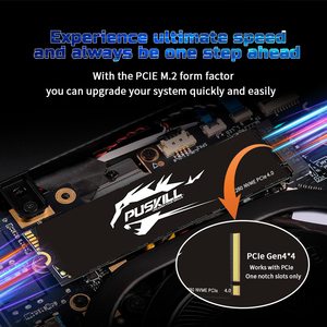PUSKILL M.2 2280 NVMe SSD untuk Laptop Notebook PS5 PCIe 3.0 Internal Solid State Drive Upgrade 3D NAND - Product Image 3