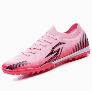Chaussures de football TF noires, blanches, roses, bleues et orange, résistantes, pour terrains synthétiques, pour écoles et clubs amateurs, vente en gros directe du fabricant - Product Image 4