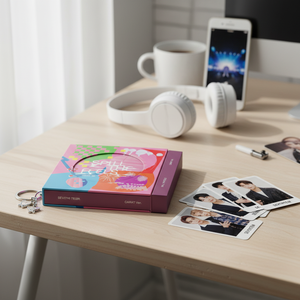 Porte-clés K-Pop vente chaude dix-sept-dix-sept 12e Mini Album 'SPILL the FEELS' [CARAT Ver.] Carte photo incluse - Product Image 3