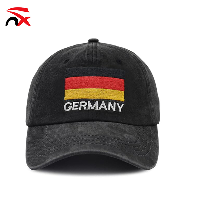 Germany Flag Baseball Cap Adult Unisex Adjustable Hat Soccer Patriotic Germany Embroidered Logo Baseball Caps for Gift