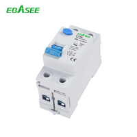 EBASEE VT7R 2P Type A Disjoncteur différentiel RCCB 30mA IEC-61008 25A/40A/63A Rail DIN OEM/ODM Vente directe usine