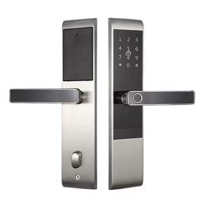 Serrure intelligente haute sécurité INVLOCK pour portes en acier, reconnaissance d'empreintes digitales, RFID, Wi-Fi, application TTLOCK, matériau en aluminium, cylindre de qualité - Product Image 1