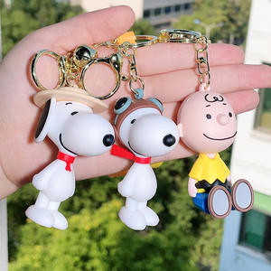 <span class=keywords><strong>Porte</strong></span>-clés <span class=keywords><strong>Snoopy</strong></span> multiples, <span class=keywords><strong>Porte</strong></span>-clés voiture créative Charlie Cartoon - Product Image 2