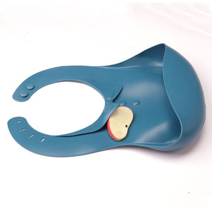 <span class=keywords><strong>Amazon</strong></span> Wholesale supplier latest custom design BPA free silicone baby bibs with catcher - Product Image 3