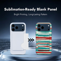 Étui porte-cartes PC vierge personnalisé Subbank pour sublimation, avec ouvertures latérales et supérieures, pour accessoires quotidiens et impression thermique