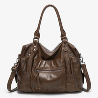Sac à Rivets Tendance et Cool pour Femme, Nouveau Style 2025, Sac à Main Cœur de Mode, Sac Coussin Épaule Bandoulière, Personnalisable