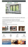 Lukliving Últimos diseños de ventanas Ventanas de jardín Los 10 mejores fabricantes de ventanas Ventanas de inclinación y giro para casa con barra colonial