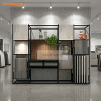 Étagère de présentation multifonctionnelle en métal pour carreaux de marbre, support de présentation multi-modules pour pierre et quartz, facile à charger et à décharger