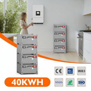 แบตเตอรี่โซลาร์ 51.2V 15kW แบตเตอรี่ไอออน 10kWh 30kW 40kW 40kWh 48 โวลต์ 200ah แบตเตอรี่โซลาร์ Lifepo4 แบตเตอรี่สำรองพลังงานแสงอาทิตย์ - Product Image 2