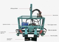 Machine de démontage de roulements de roue et de poulies de moteurs hydrauliques, pour la réparation de moteurs usagés, le démontage de moteurs de récupération et la réparation de machines de rembobinage