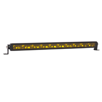 Aurora Auto 5 "10" 13.5 "20" 30 "40" 50 "52 pouces simple rangée mince ATV UTV ambre jaune voiture barre de lumière LED