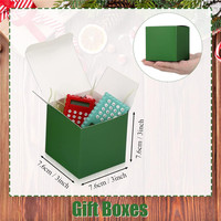 Cajas de Regalo Plegables Coloridas, Cajas de Cartón Pequeñas con Tapas para Guardar Jabones Artesanales, Pendientes, Anillos, Dulces y Regalos