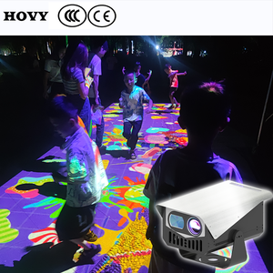 Ngoài trời Holographic tương tác Full HD 1080P xách tay hệ thống Android kỹ thuật số máy chiếu sàn - Product Image 2